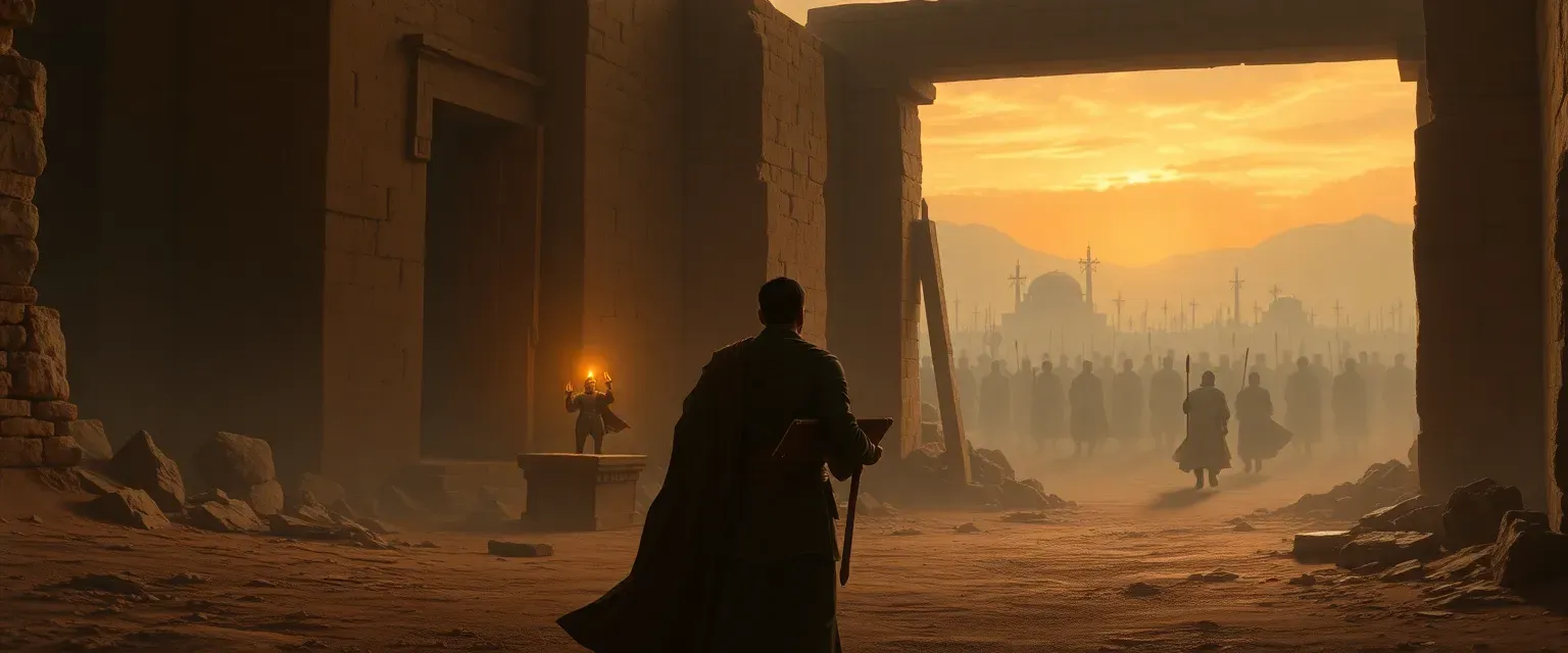 The Last Scribe
Overview: Writing is a forgotten art, and history has devolved into song and myth. A lone scribe, possibly the last in the world, recruits the players to help recover scattered clay tablets before a warlord who burns all written knowledge finds them.