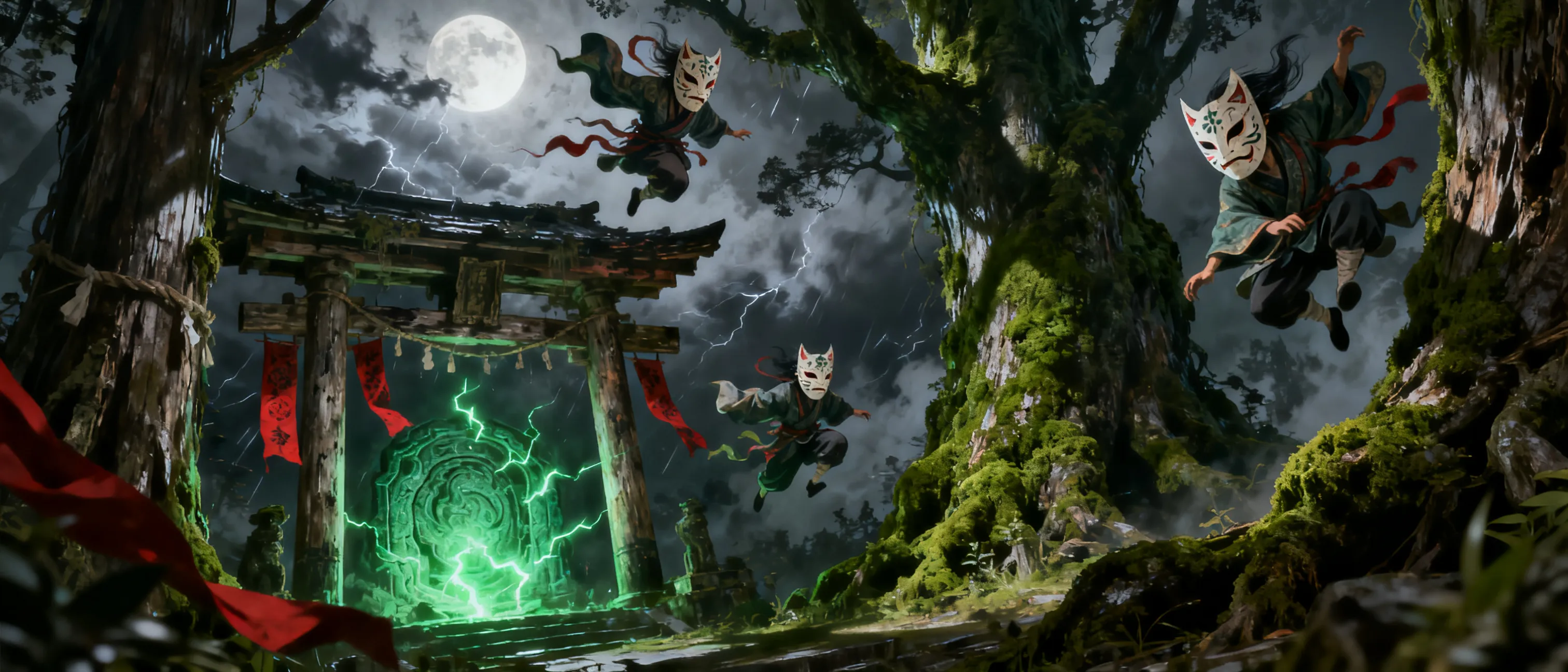 I want it to be a Japanese themed world set with a High Fantasy with all the Mythology of Jappanese lore fit into the world