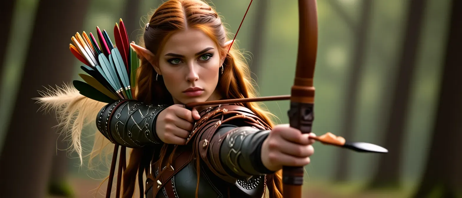 Half-elf ranger named Dawn