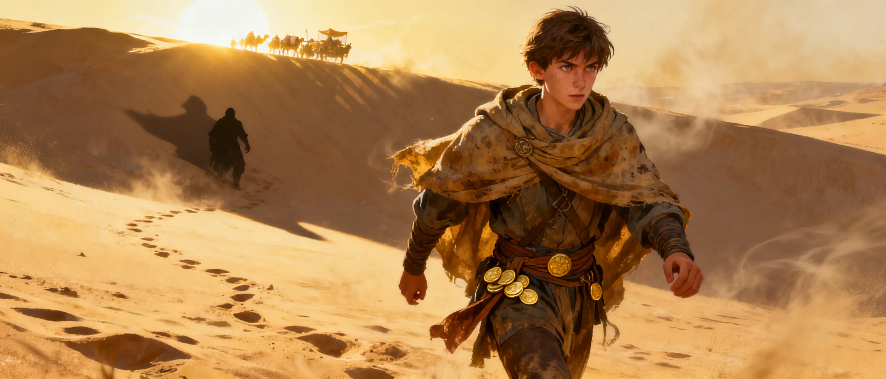 corrupt greedy young desert merchant of long ago