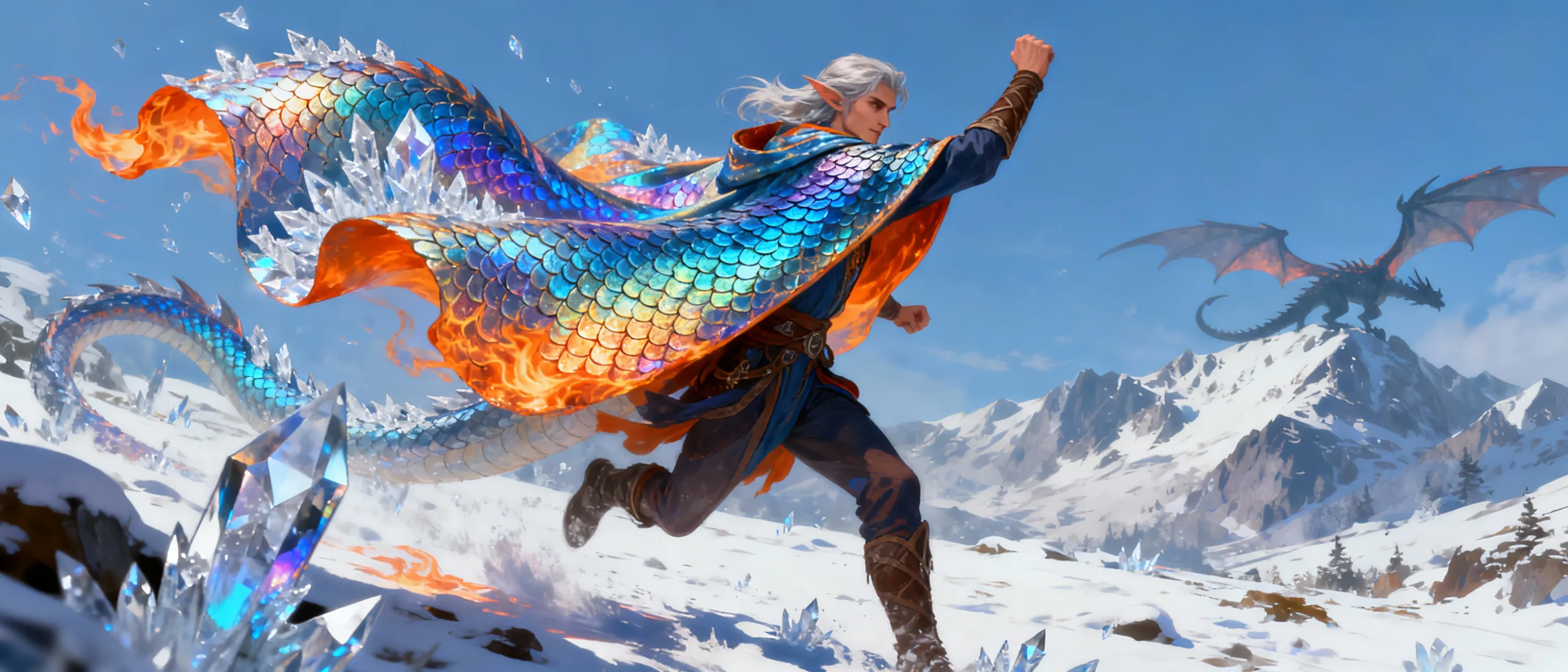 Frostfire Scale Cloak