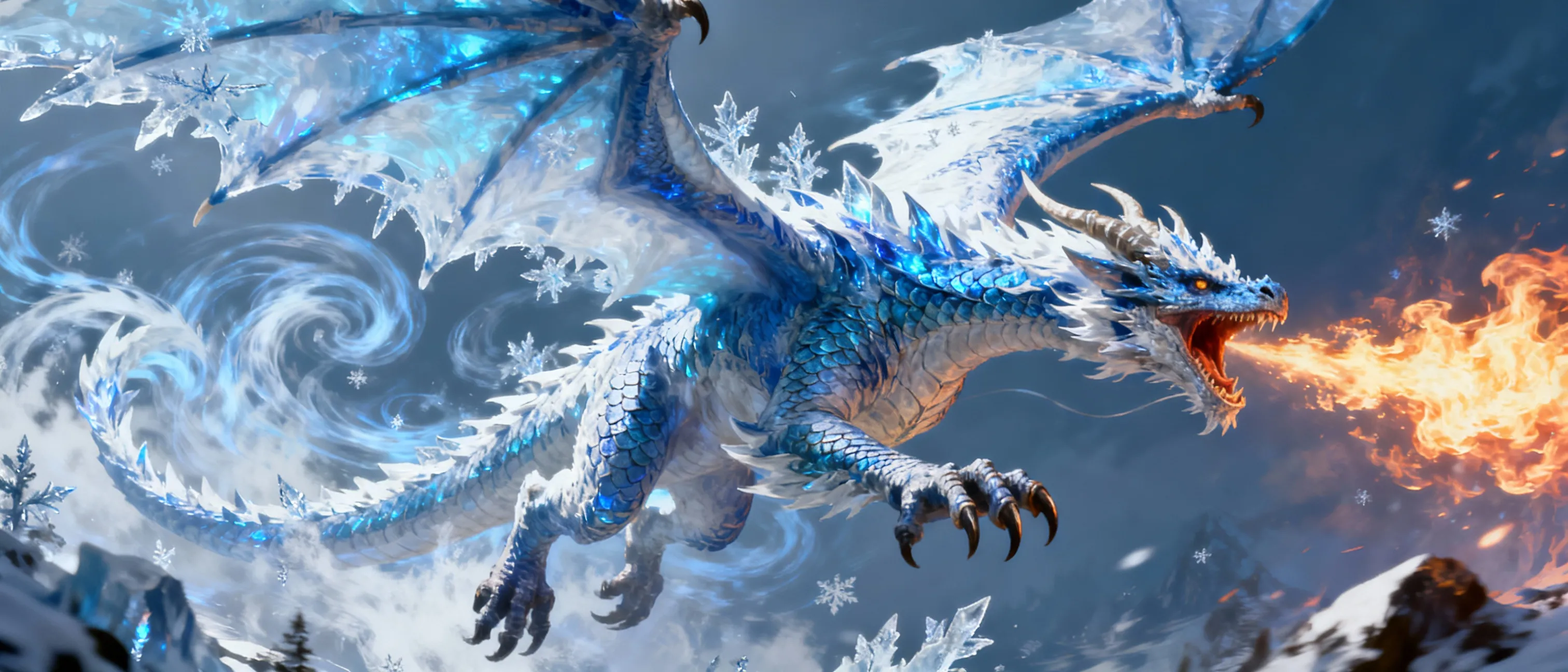 Frostfire Celestial Wyrm